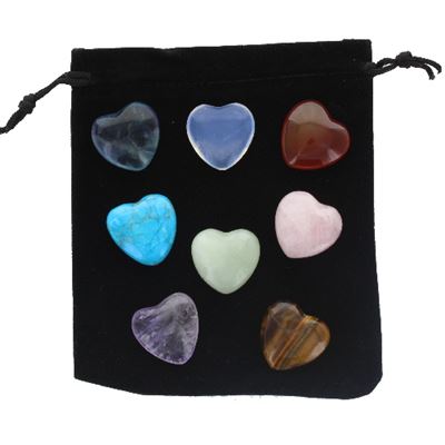 Eight Heart Gift Set with Drawstring Pouch